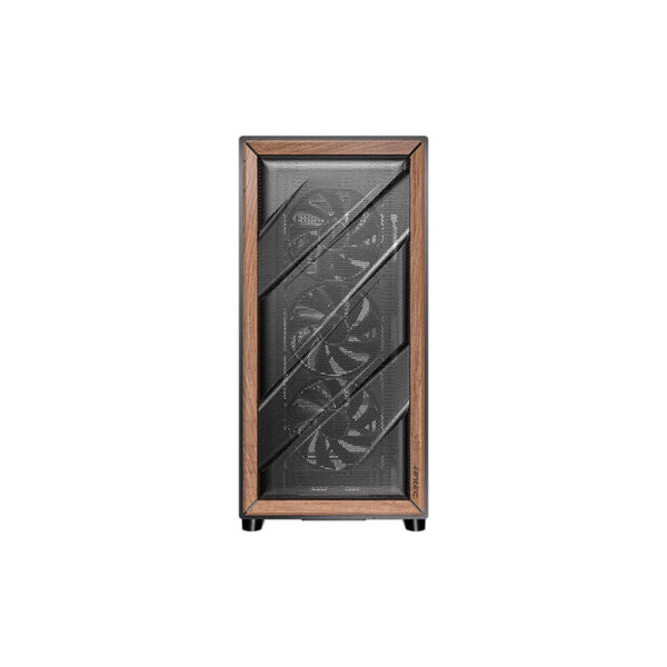 CASE ANTEC/FLUX WOOD BLACK MID TOWER 3X120MM IN FRONT 1X120MM REVERSE FAN 1X140MM REAR