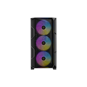 CASE ANTEC/AX1000 MID TOWER ARBG 3X140MM AT THE FRONT 1X140MM REAR 6PORT ARGB PWM FAN CONTROLLER