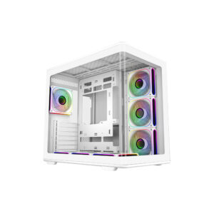 CASE COOLER MASTER/MID TOWER ELITE 600 WHITE 1X120MM ARGB REAR 3X120MM SIDE MOUNT